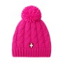 Bonnet de ski Savoie Pompon Rose Fluo Unisexe