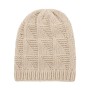 Bonnet de ski long Népalais Ecru Unisexe