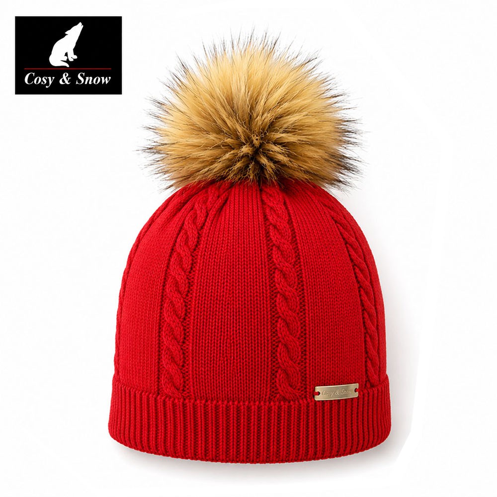 Bonnet fin COSY & SNOW Coyote Rouge Femme
