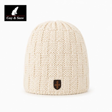 Bonnet de ski COSY & SNOW Yann Ecru Homme