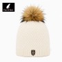 Bonnet de ski Pompon COSY & SNOW Nina Ecru Femme