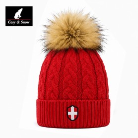 Bonnet de ski Pompon COSY &...