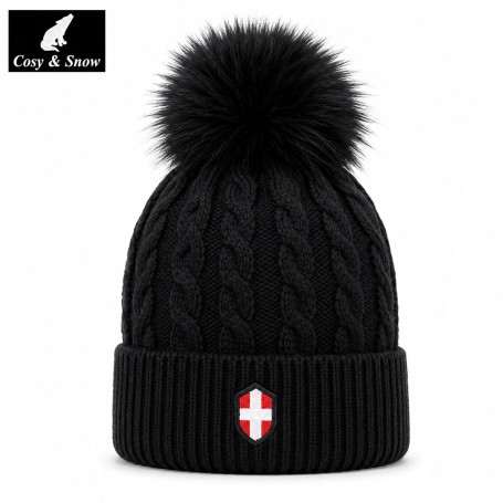 Bonnet de ski COSY & SNOW Steph Noir Femme