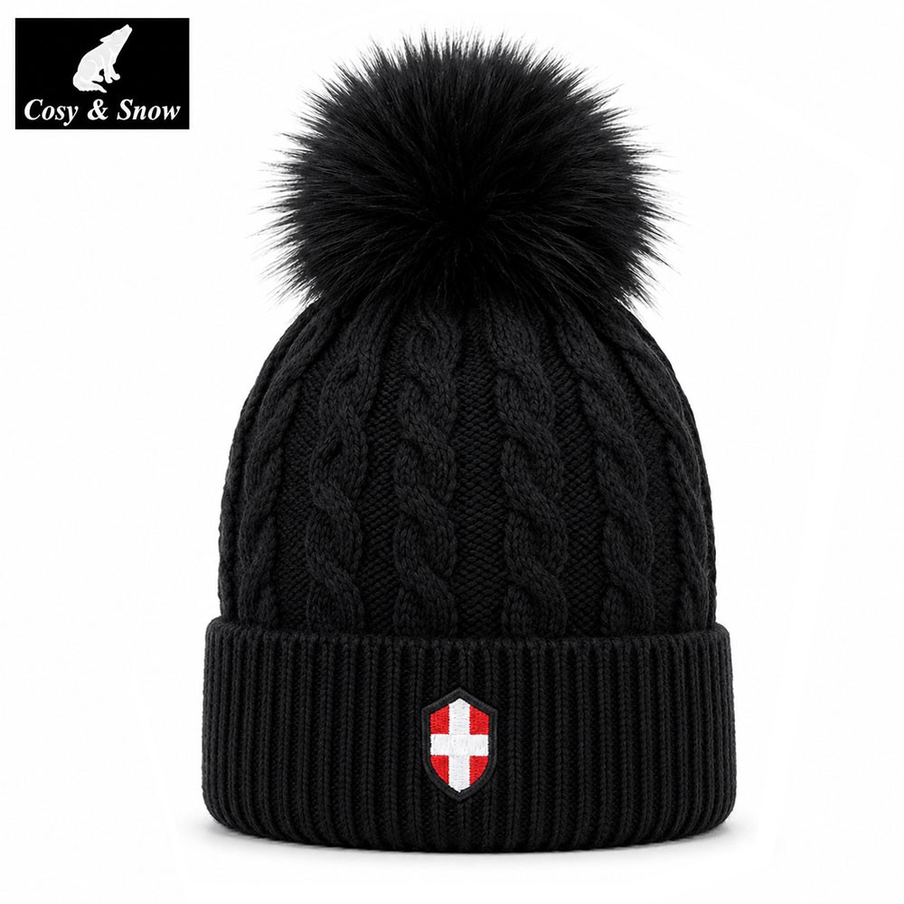 Bonnet de ski COSY & SNOW Steph Noir Femme