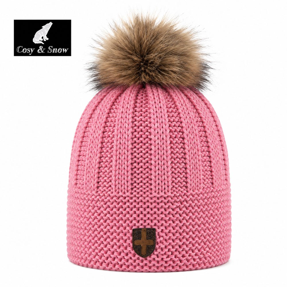 Bonnet de ski COSY & SNOW Brita Vieux Rose Femme