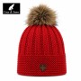 Bonnet de ski COSY & SNOW Brita Rouge Chiné Femme