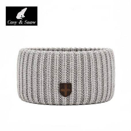 Bandeau COSY & SNOW Gris Chiné Unisexe