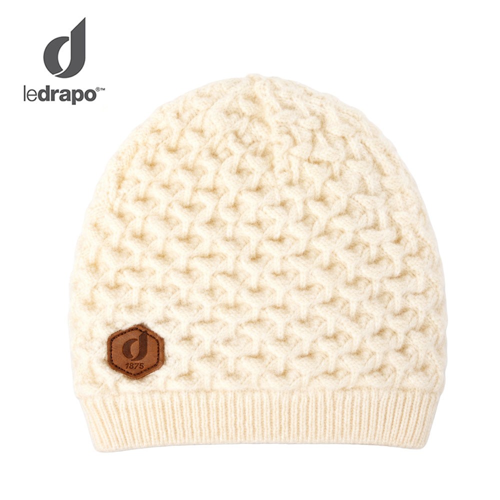 Bonnet LE DRAPO Louise Crème Femme