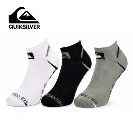 Socquettes QUIKSILVER Sneaker Vert/Noir/Blanc Junior