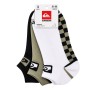 Socquettes QUIKSILVER Sneaker Vert/Noir/Blanc Junior