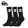 Chaussettes QUIKSILVER Regular Crew Noir Junior (X 3 paires)