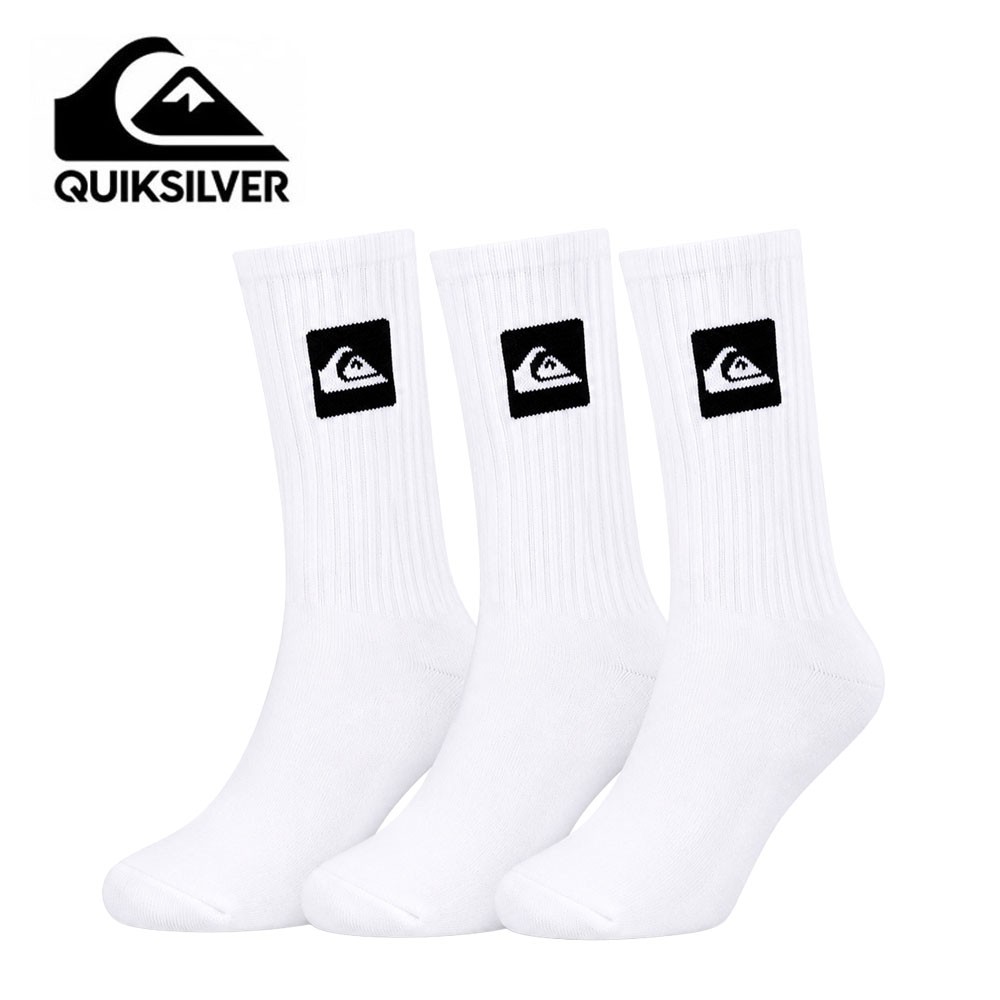 Chaussettes QUIKSILVER Regular Crew Blanc Junior (X 3 paires)