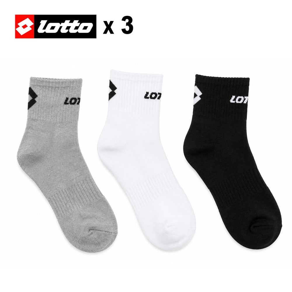 Chaussettes LOTTO Noir/Gris/Blanc Junior