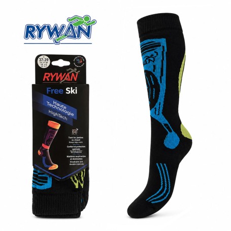Chaussettes de ski  RYWAN Galaxy Noir Unisexe