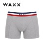 Boxer coton WAXX Frenchy Gris Homme