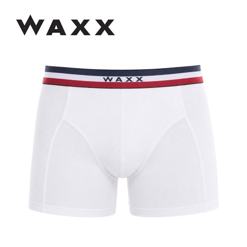 Boxer coton WAXX Frenchy Blanc Homme