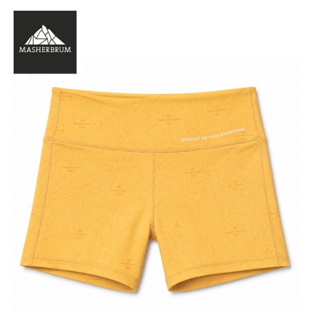 Shorty MASHERBRUM Eychauda Jaune Femme