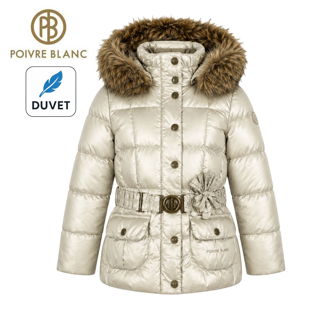 Doudoune POIVRE BLANC Véra Argent BB Filles