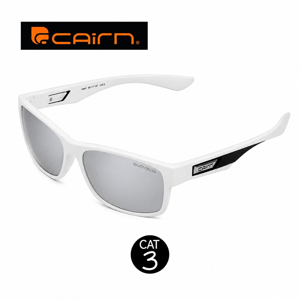 Lunettes de soleil CAIRN Easy Blanc Unisexe - Cat 3