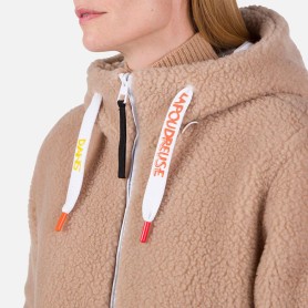 Doudoune ROSSIGNOL JCC Yety Fleecy Bomber Blanc Femme