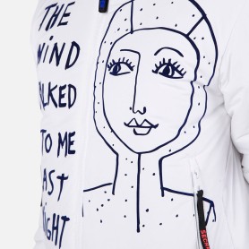 Doudoune ROSSIGNOL JCC Yety Fleecy Bomber Blanc Femme