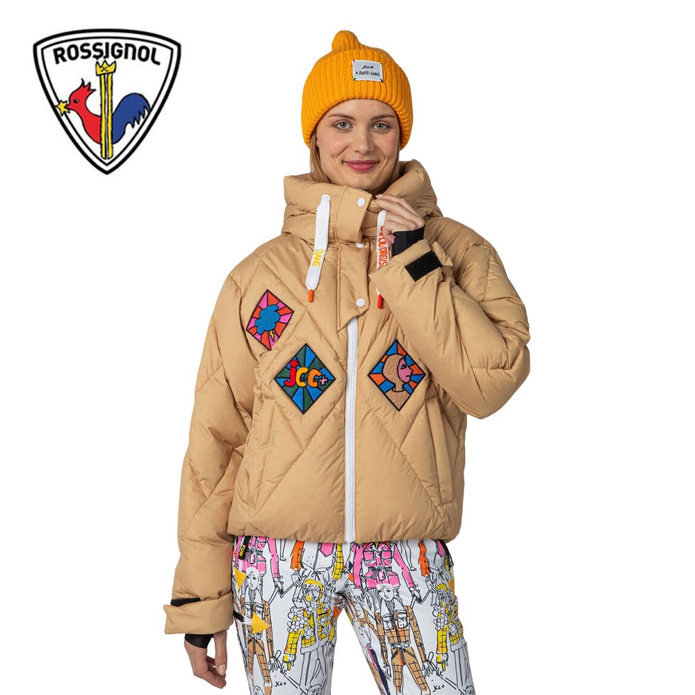 Doudoune de ski ROSSIGNOL JCC Lumy Down Bomber Beige Femme
