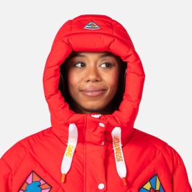 Doudoune de ski ROSSIGNOL JCC Lumy Down Bomber Rouge Femme