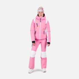 Doudoune de ski ROSSIGNOL JCC Pilot Down Rose Femme