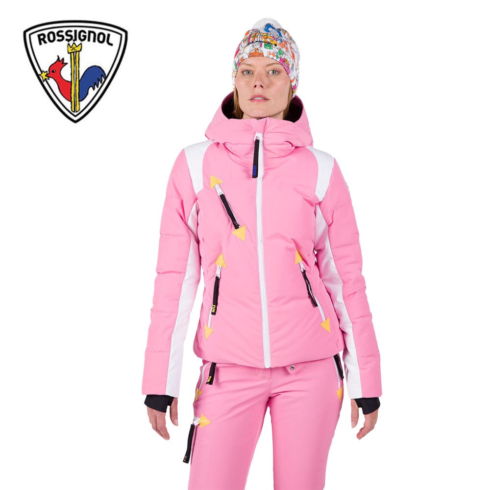 Doudoune de ski ROSSIGNOL JCC Pilot Down Rose Femme
