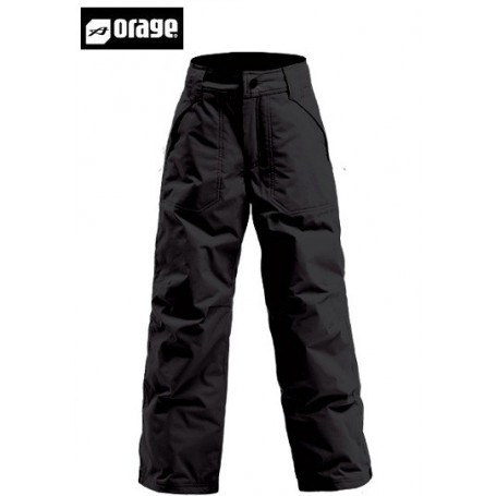 Pantalon de ski ORAGE Junior Tarzo noir garçon