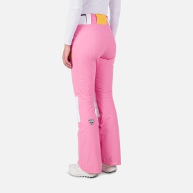 Pantalon de ski ROSSIGNOL JCC Pilot Stretch Rose Femme