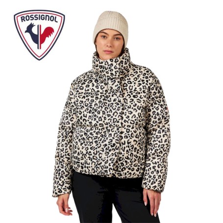 Doudoune ROSSIGNOL Aretu Allover Down Léopard Femme