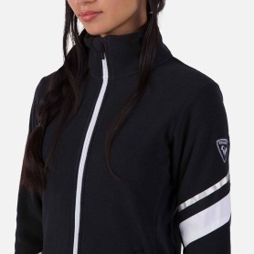 Veste polaire ROSSIGNOL Strawpile Fleece FZ Noir Femme