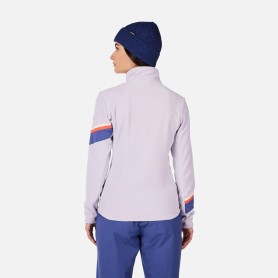 Veste polaire ROSSIGNOL Strawpile Fleece FZ Lilas Femme