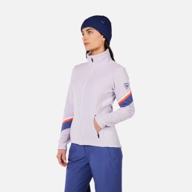 Veste polaire ROSSIGNOL Strawpile Fleece FZ Lilas Femme