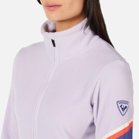 Veste polaire ROSSIGNOL Strawpile Fleece FZ Lilas Femme