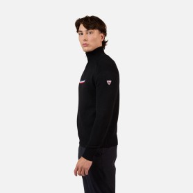 Pull ROSSIGNOL Odysseus Hz Merino Noir Homme