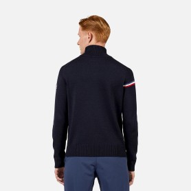 Pull ROSSIGNOL Odysseus Hz Merino Bleu marine Homme