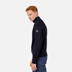 Pull ROSSIGNOL Odysseus Hz Merino Bleu marine Homme