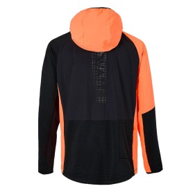 Veste zippée WATTS XPowder Noir/Orange fluo Homme