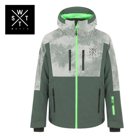 Veste de ski WATTS X Blow Vert/Vert délavé Homme