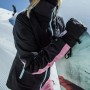 Veste de ski WATTS X Ices Noir/Rose Femme