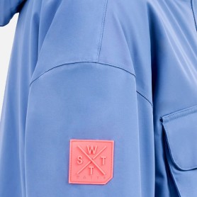 Parka de ski WATTS X Wire Bleu/Vert Femme