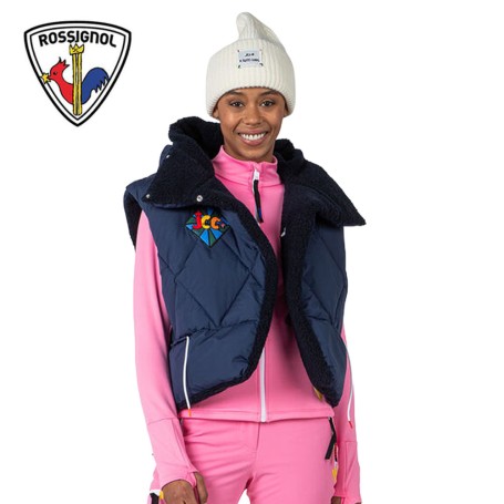 Doudoune sans manches ROSSIGNOL JCC Diamond Bleu Femme