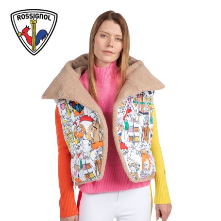 Doudoune sans manches ROSSIGNOL JCC Diamond Multicolore Femme
