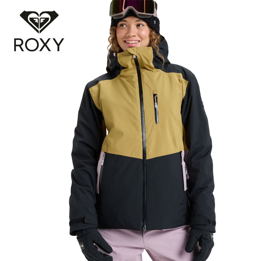 Veste de ski ROXY Stormdash Fenouil/Lilas Femme