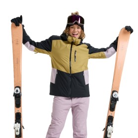 Veste de ski ROXY Stormdash Fenouil/Lilas Femme