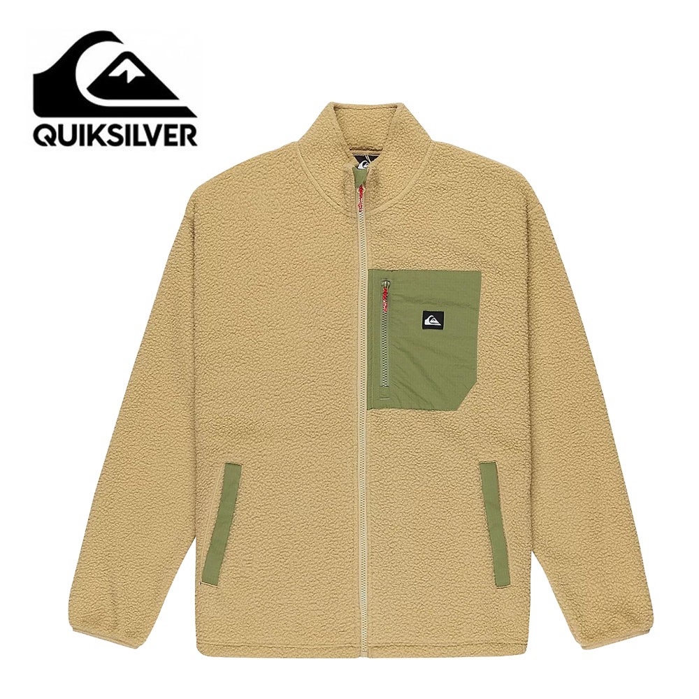 Veste polaire QUIKSILVER Clean Coast FZ Beige Homme