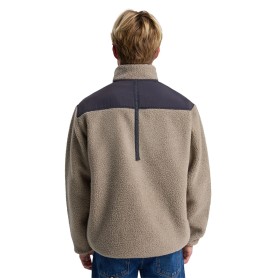 Veste polaire QUIKSILVER Shallow Water FZ Marron Homme