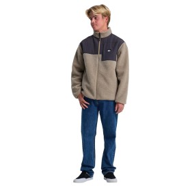 Veste polaire QUIKSILVER Shallow Water FZ Marron Homme